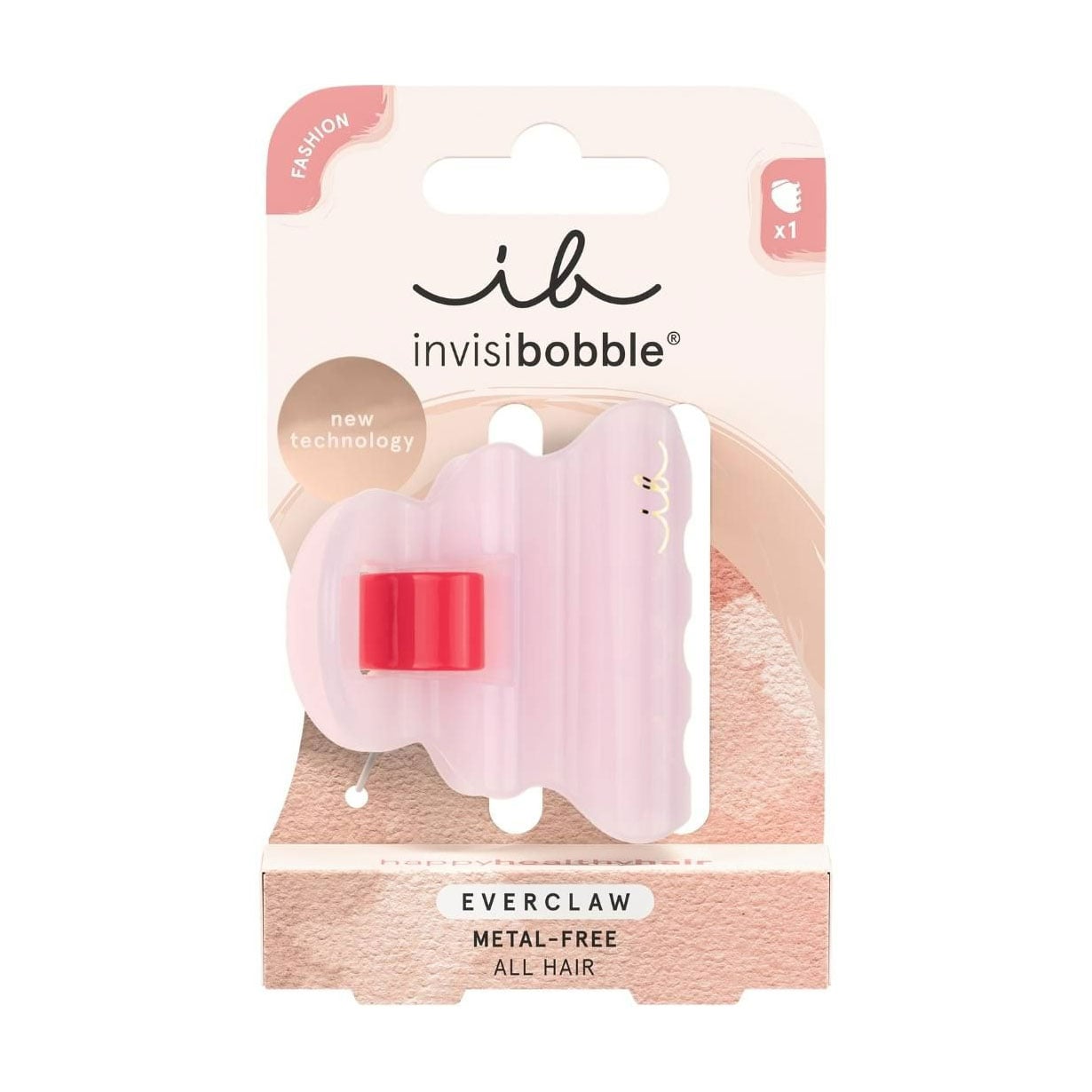 Заколка для волосся Invisibobble Everclaw Rosy Plateau, 1 шт